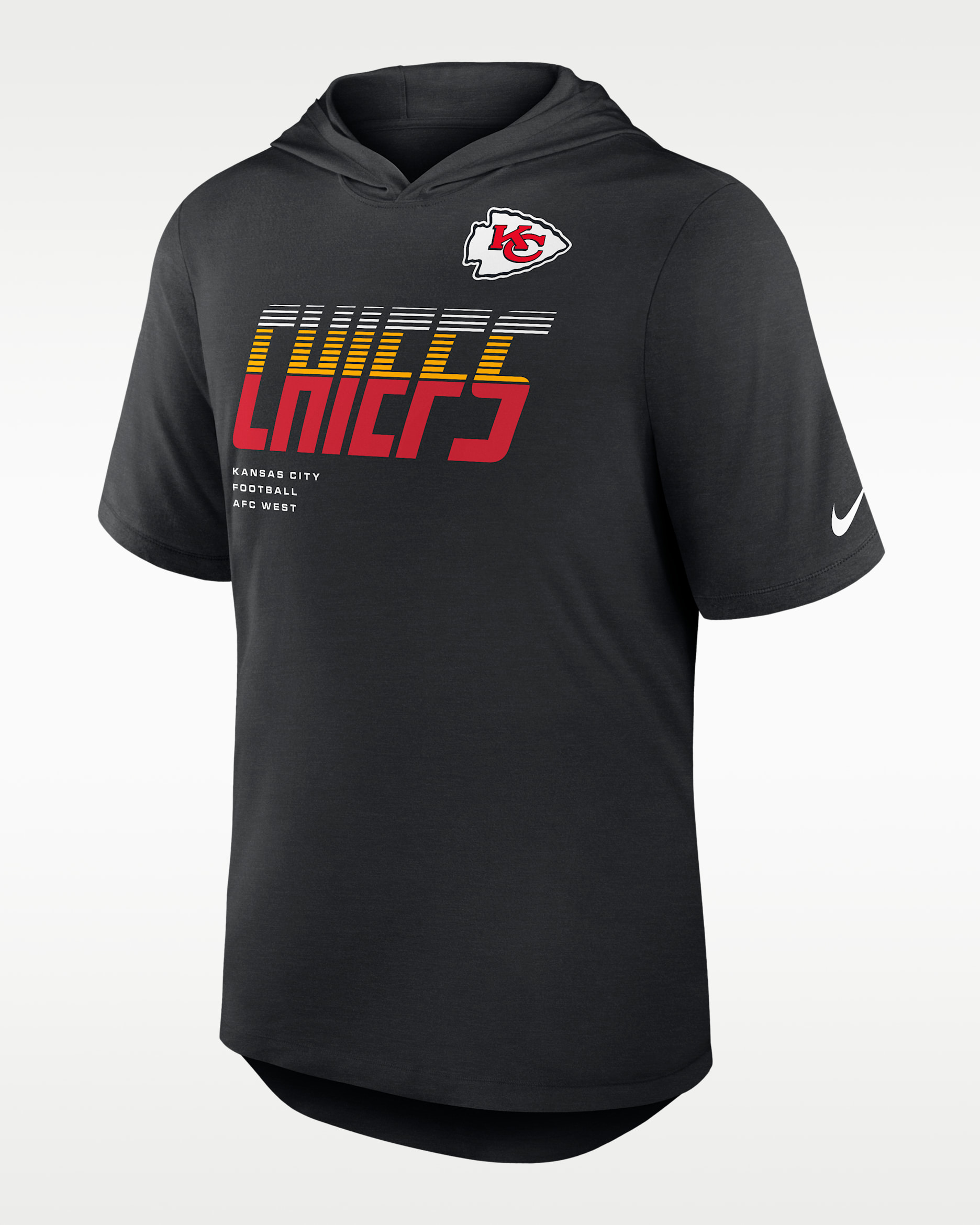 Kansas City Chiefs Men's Nike Dri-FIT NFL Hooded T-Shirt. Nike.com